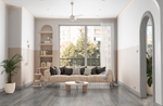 Kativia 6 Mil Glue Down Vinyl Plank Elwood Ash