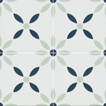 Greta Encaustic Tile 8 x 8