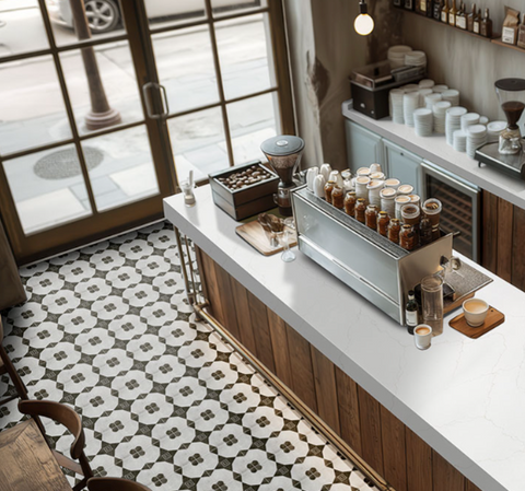 Sakura Encaustic Tile 8 x 8